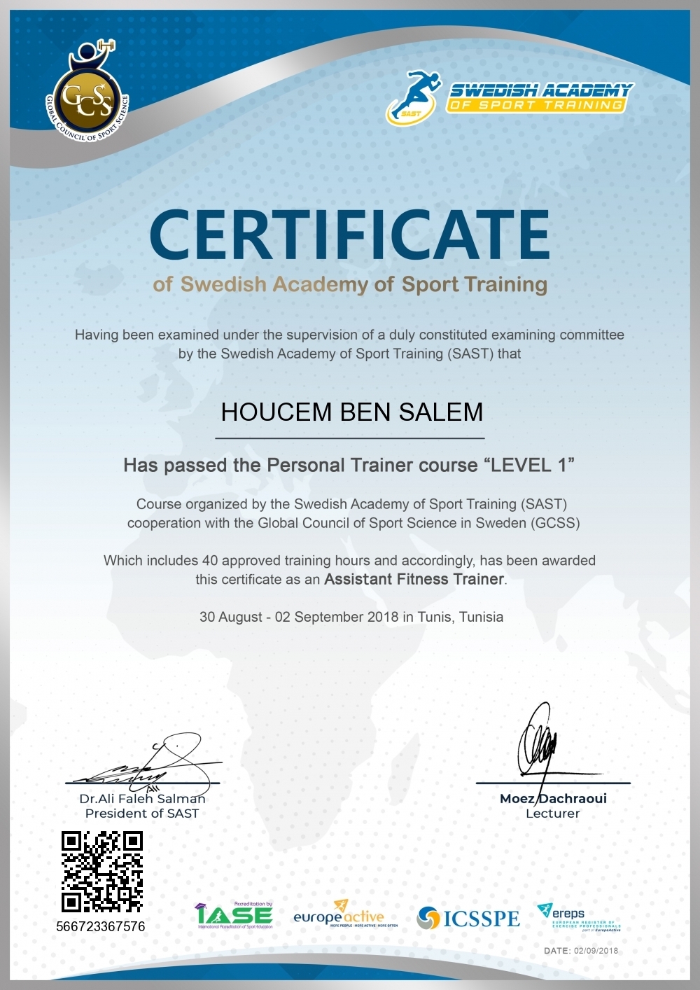HOUCEM BEN SALEM